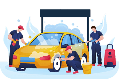 Application WashNow sur mobile